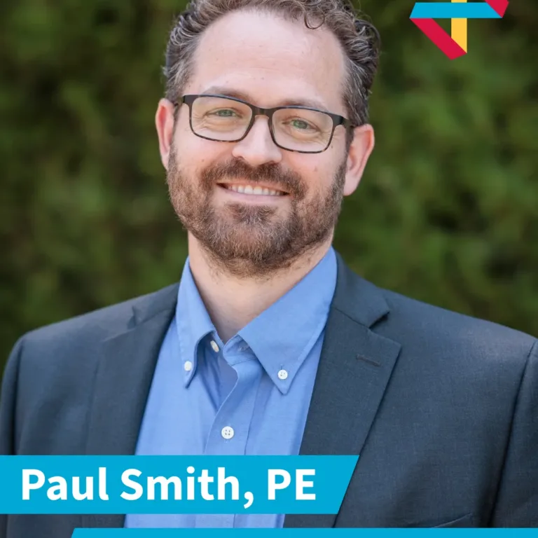 Paul Smith in a blue suit jacket is the new VP of the NW Region