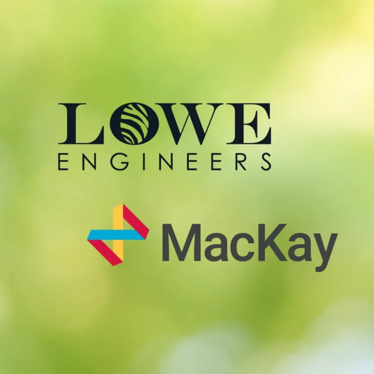 Lowe Engineers and MacKay logos, representing they have joined forces